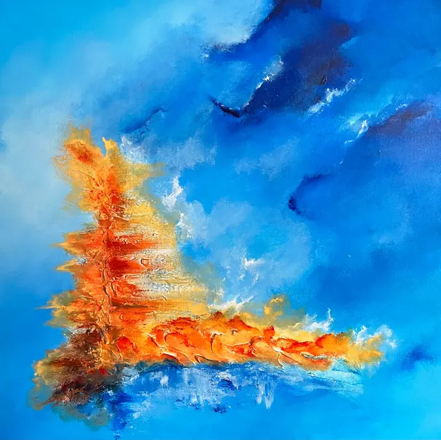 Solitude, original painting by Dannielle Campbell