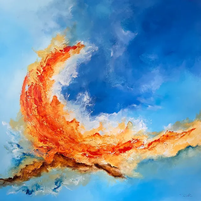 Euphoria, original painting by Dannielle Campbell